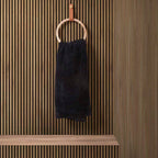 Πετσέτα Γυμναστηρίου Αιγαίον Gym & Spa 50X100 Black